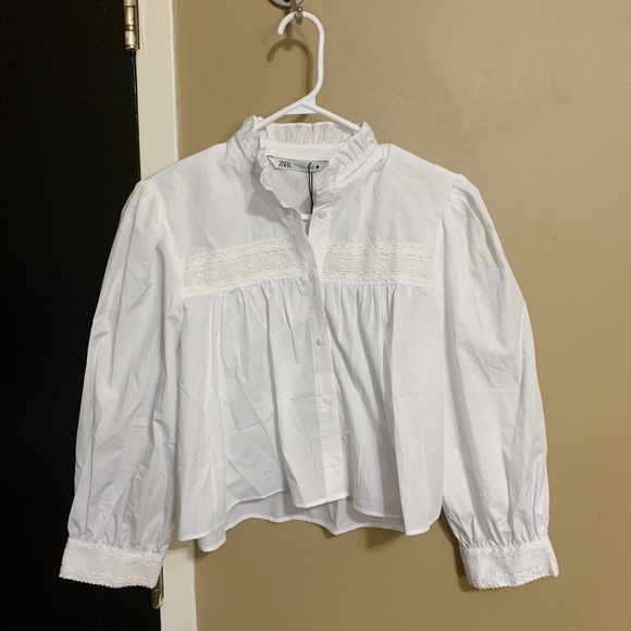 Zara Poplin Blouse - Picture 4 of 4